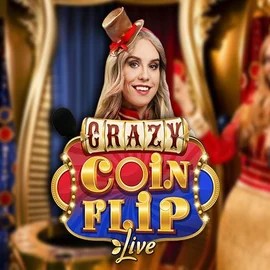 Crazy Coin Flip slot visual from Evolution available on x3-bet.at