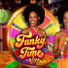 Funky Time online game logo by Evolution on x3-bet.at